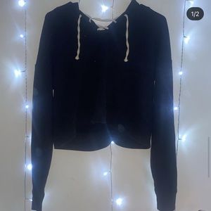 Lounge Life Crop Hoodie